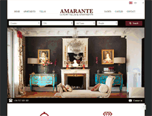 Tablet Screenshot of amarantelva.com